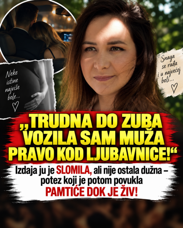 „TRUDNA DO ZUBA VOZILA SAM MUŽA PRAVO KOD LJUBAVNICE!“ Izdaja ju je SLOMILA, ali nije ostala dužna – potez koji je potom povukla PAMTIĆE DOK JE ŽIV!