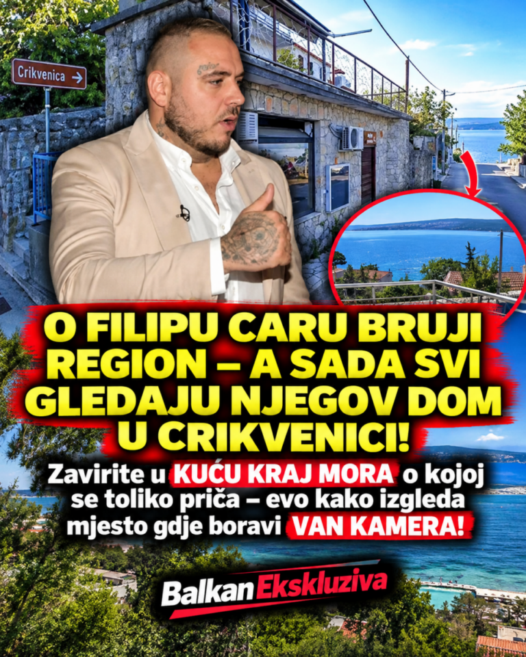 O FILIPU CARU BRUJI REGION – A SADA SVI GLEDAJU NJEGOV DOM U CRIKVENICI! Zavirite u KUĆU KRAJ MORA o kojoj se toliko priča – evo kako izgleda mjesto gdje boravi VAN KAMERA!