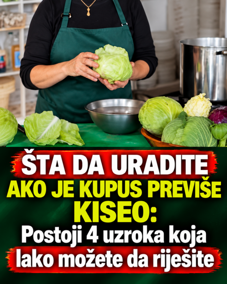 Šta da uradite ako je kupus previše kiseo: Postoji 4 uzroka koja lako možete da riješite