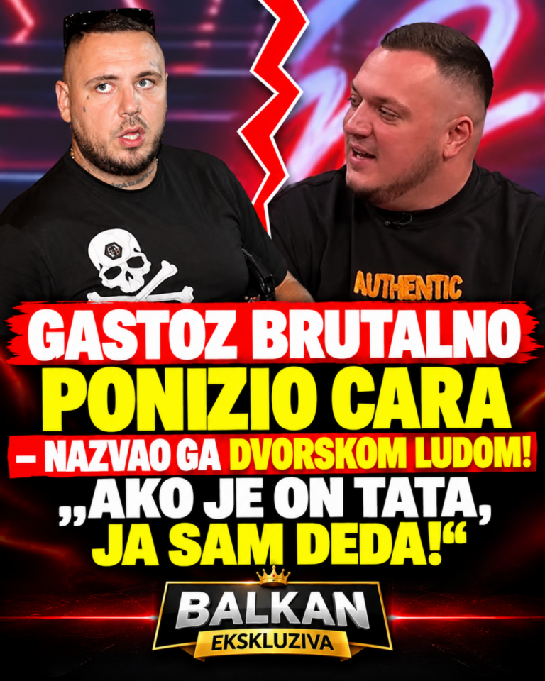 GASTOZ BRUTALNO PONIZIO CARA – NAZVAO GA DVORSKOM LUDOM! „AKO JE ON TATA, JA SAM DEDA!“