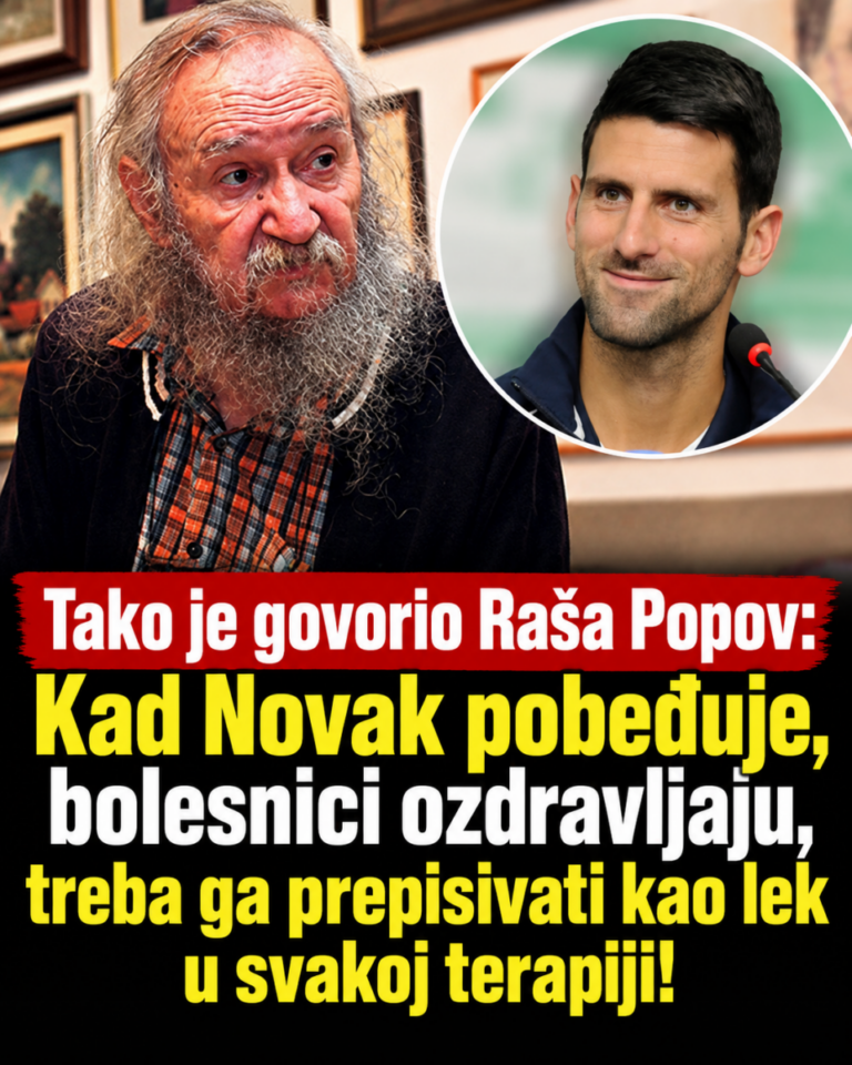 Tako je govorio Raša Popov: Kad Novak pobeđuje, bolesnici ozdravljaju, treba ga prepisivati kao lek u svakoj terapiji