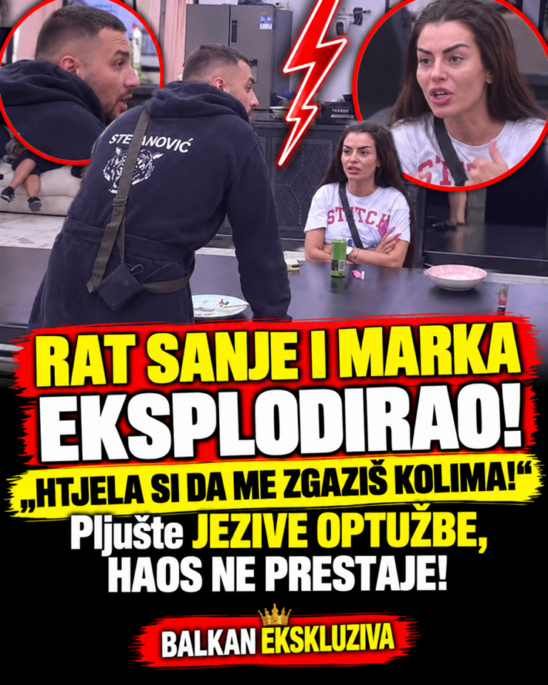 RAT SANJE I MARKA EKSPLODIRAO! „HTJELA SI DA ME ZGAZIŠ KOLIMA!“ Pljušte JEZIVE OPTUŽBE, HAOS NE PRESTAJE!