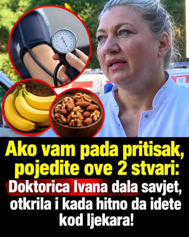 Ako vam pada pritisak, pojedite ove 2 stvari: Doktorica Ivana dala savjet, otkrila i kada hitno da idete kod ljekara
