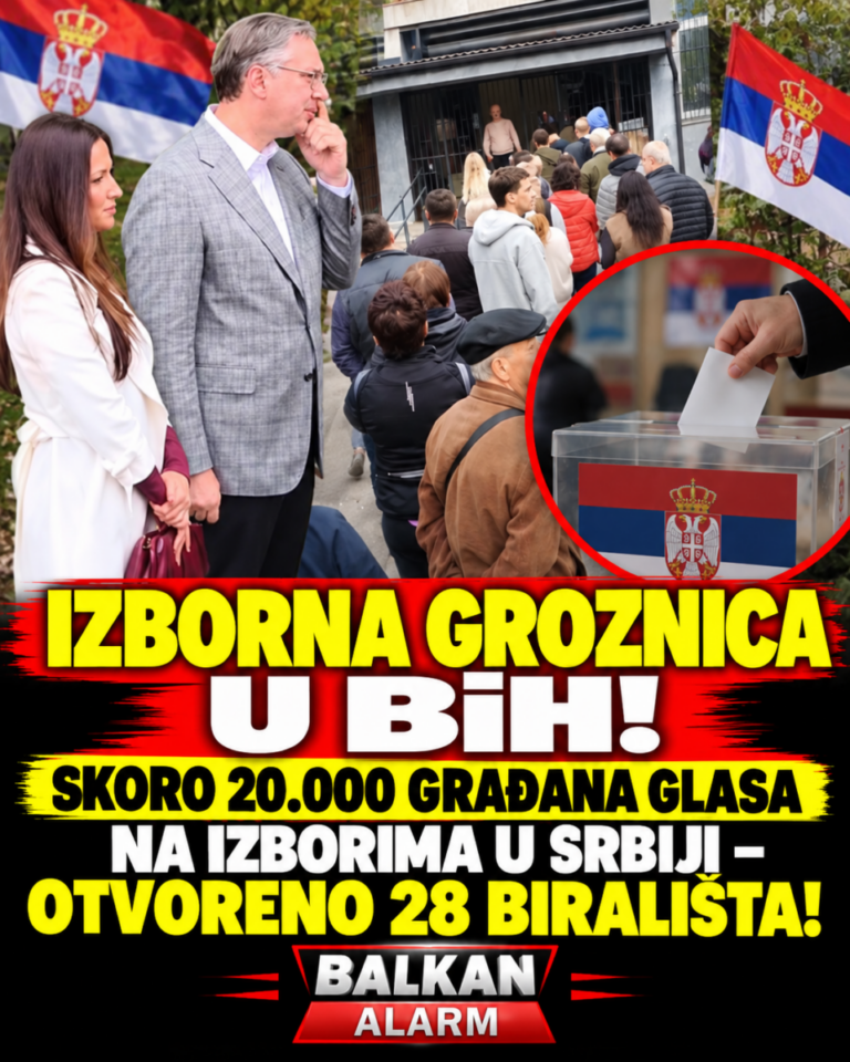 IZBORNA GROZNICA U BiH! SKORO 20.000 GRAĐANA GLASA NA IZBORIMA U SRBIJI – OTVORENO 28 BIRALIŠTA!