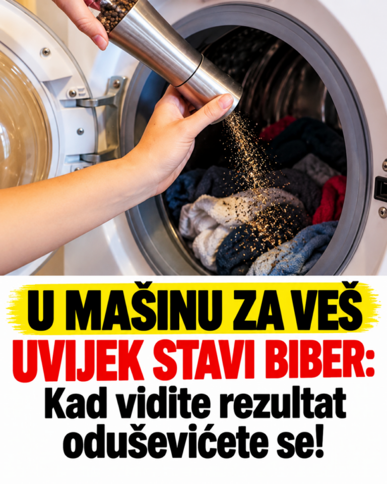 U mašinu za veš uvijek stavi biber: Kad vidite rezultat oduševićete se!
