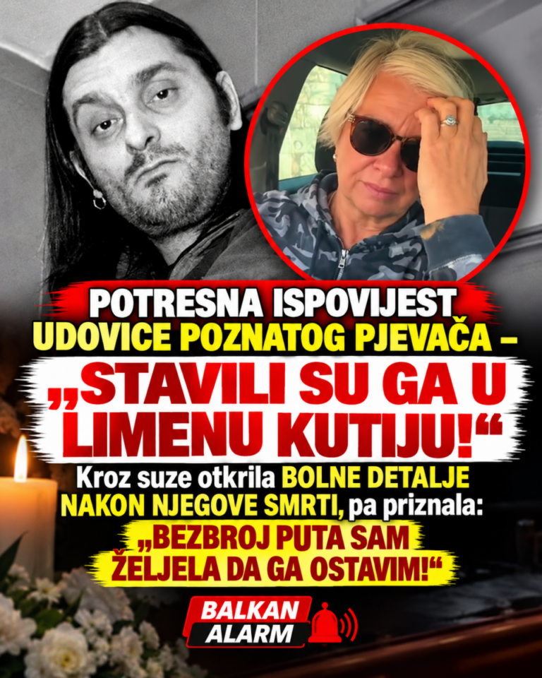 POTRESNA ISPOVIJEST UDOVICE POZNATOG PJEVAČA – „STAVILI SU GA U LIMENU KUTIJU!“ Kroz suze otkrila BOLNE DETALJE NAKON NJEGOVE SMRTI, pa priznala: „BEZBROJ PUTA SAM ŽELJELA DA GA OSTAVIM!“
