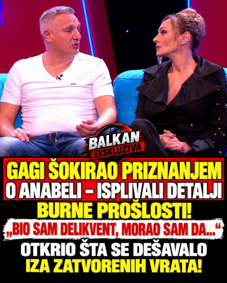 GAGI ŠOKIRAO PRIZNANJEM O ANABELI – ISPLIVALI DETALJI BURNE PROŠLOSTI! „BIO SAM DELIKVENT, MORAO SAM DA…“ OTKRIO ŠTA SE DEŠAVALO IZA ZATVORENIH VRATA!