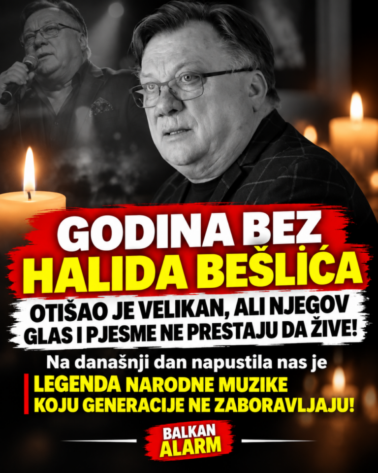 GODINA BEZ HALIDA BEŠLIĆA – OTIŠAO JE VELIKAN, ALI NJEGOV GLAS I PJESME NE PRESTAJU DA ŽIVE! Na današnji dan napustila nas je LEGENDA NARODNE MUZIKE KOJU GENERACIJE NE ZABORAVLJAJU!