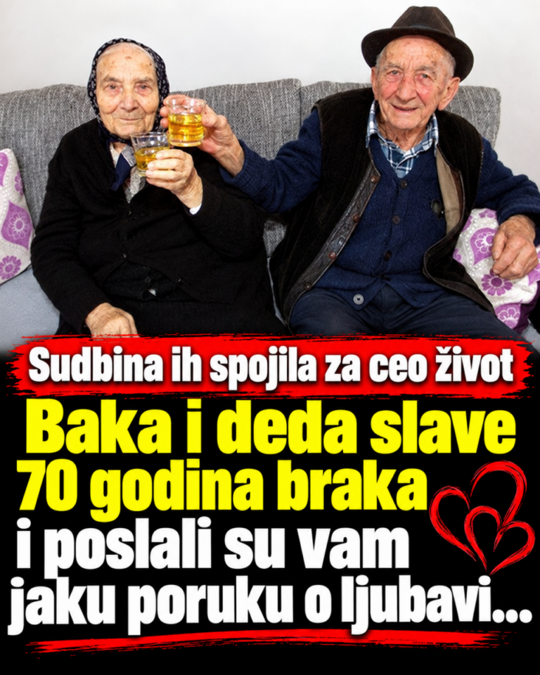 Baka i deda slave 70 godina braka i poslali su vam jaku poruku o ljubavi