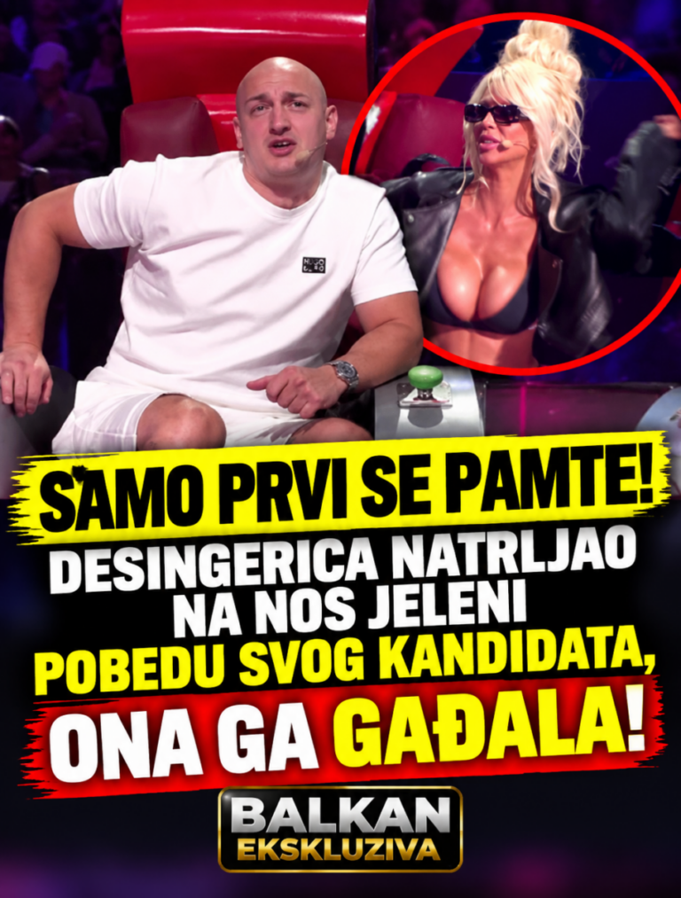 „SAMO SE POBJEDNICI PAMTE!“ DESINGERICA PECNUO JELENU TAMO GDJE NAJVIŠE BOLI! Pohvalio se pobjedom svog kandidata, a onda je USLIJEDILA NJENA BURNA REAKCIJA – POLETIO I PREDMET!