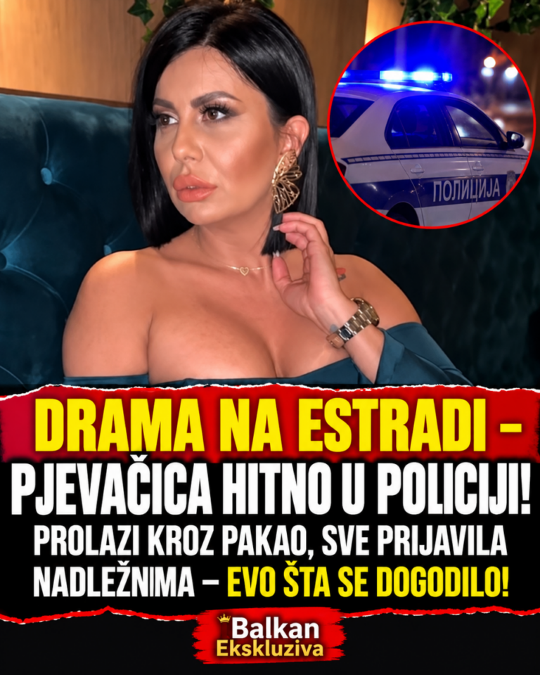 DRAMA NA ESTRADI – PJEVAČICA HITNO U POLICIJI! PROLAZI KROZ PAKAO, SVE PRIJAVILA NADLEŽNIMA – EVO ŠTA SE DOGODILO!