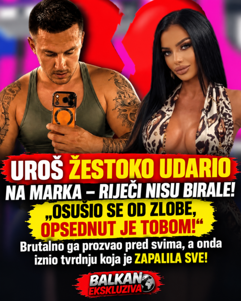 UROŠ ŽESTOKO UDARIO NA MARKA – RIJEČI NISU BIRALE! „OSUŠIO SE OD ZLOBE, OPSEDNUT JE TOBOM!“ Brutalno ga prozvao pred svima, a onda iznio tvrdnju koja je ZAPALILA SVE!