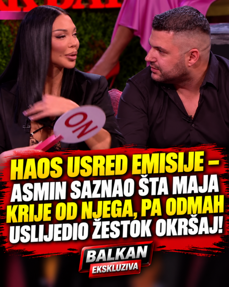 HAOS USRED EMISIJE – ASMIN SAZNAO ŠTA MAJA KRIJE OD NJEGA, PA ODMAH USLIJEDIO ŽESTOK OKRŠAJ!