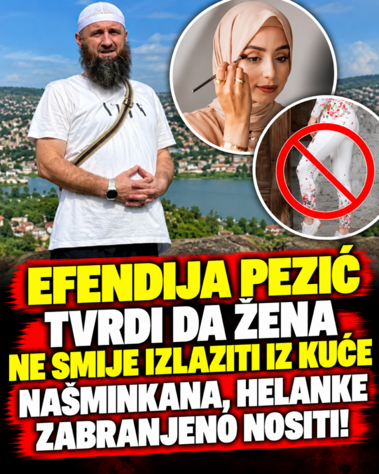 Efendija Pezić tvrdi da žena ne smije izlaziti iz kuće našminkana, helanke zabranjeno nositi