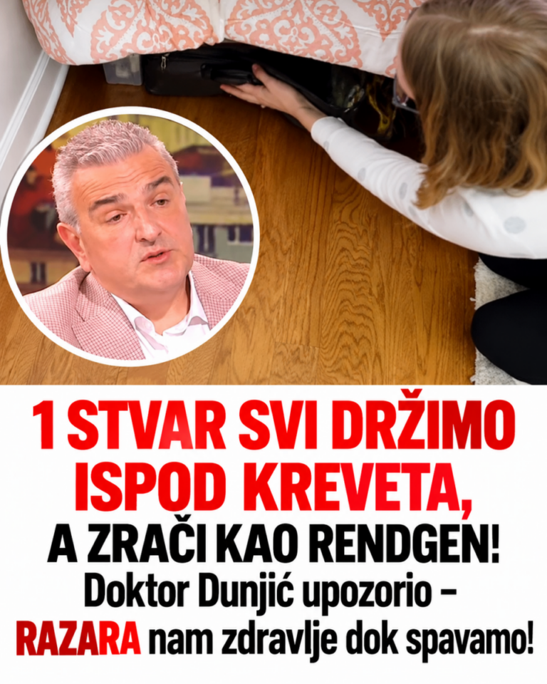 1 STVAR SVI DRŽIMO ISPOD KREVETA, A ZRAČI KAO RENDGEN! Doktor Dunjić upozorio – RAZARA nam zdravlje dok spavamo!