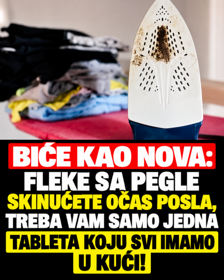 BIĆE KAO NOVA: Fleke sa pegle skinućete očas posla, treba vam samo jedna tableta koju svi imamo u kući