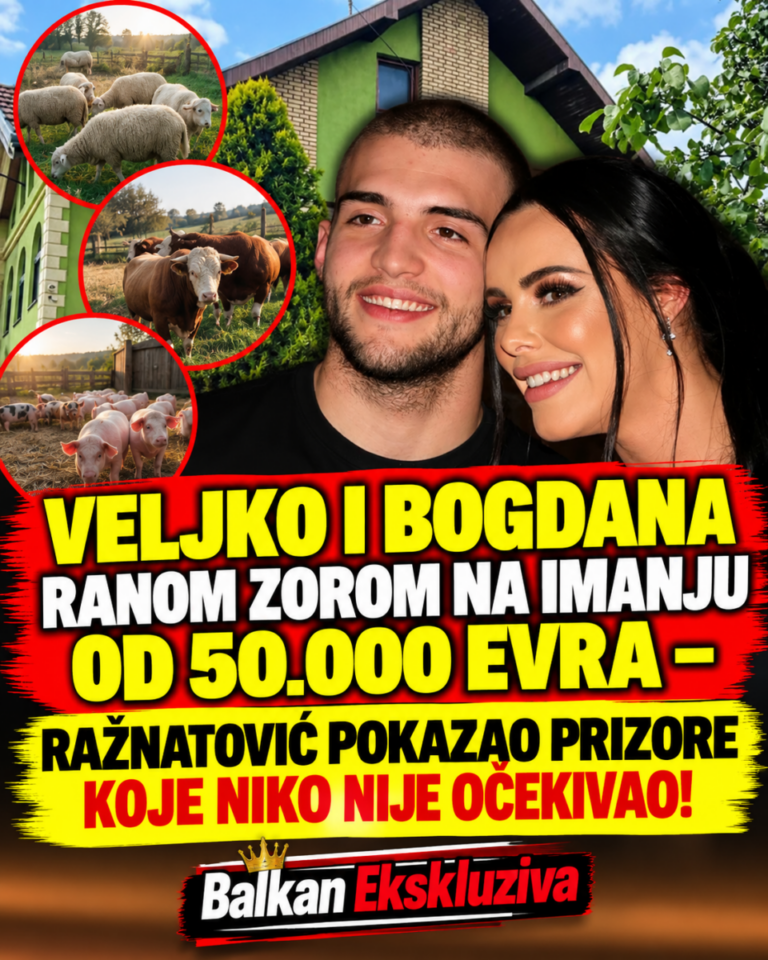 VELJKO I BOGDANA RANOM ZOROM NA IMANJU OD 50.000 EVRA – RAŽNATOVIĆ POKAZAO PRIZORE KOJE NIKO NIJE OČEKIVAO!
