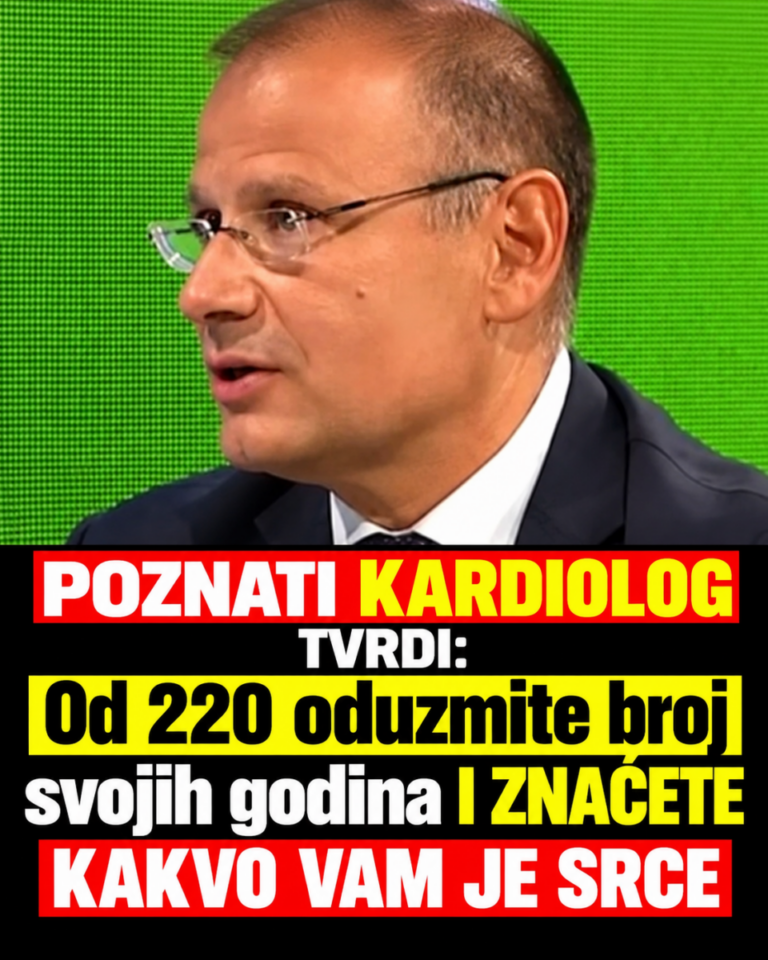 POZNATI KARDIOLOG TVRDI: Od 220 oduzmite broj svojih godina I ZNAĆETE KAKVO VAM JE SRCE