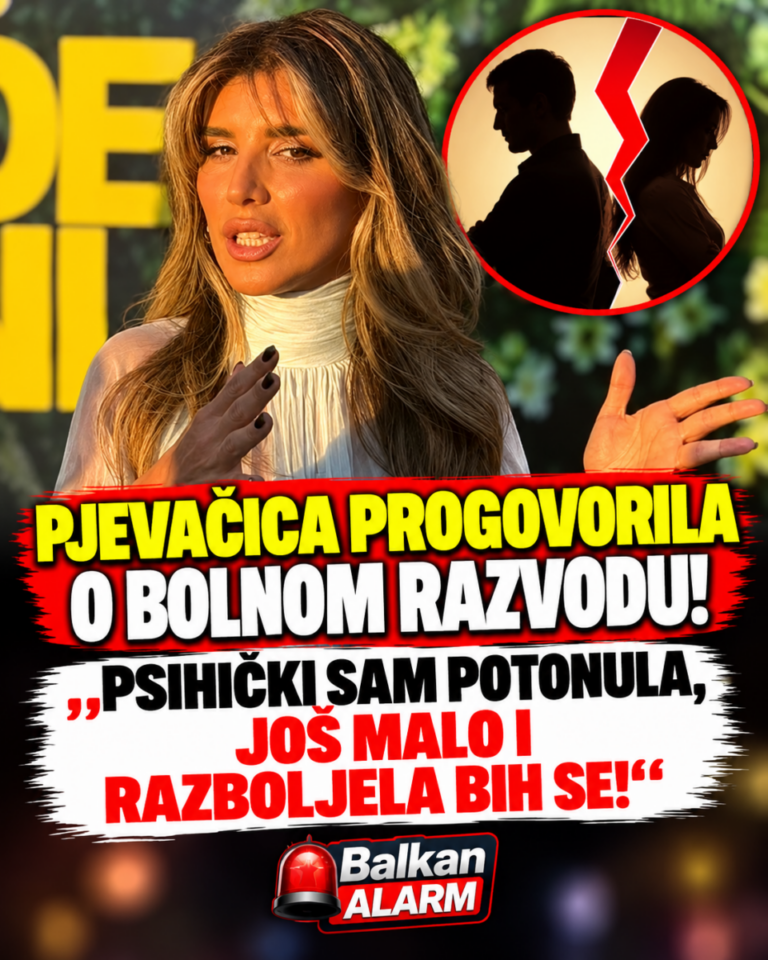 PJEVAČICA PROGOVORILA O BOLNOM RAZVODU! „PSIHIČKI SAM POTONULA, JOŠ MALO I RAZBOLJELA BIH SE!“