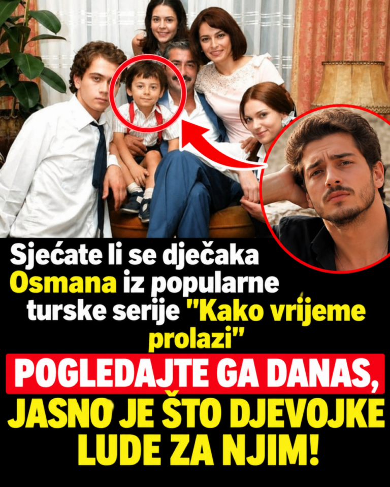 Sjećate li se dječaka Osmana iz popularne turske serije “Kako vrijeme prolazi”? POGLEDAJTE GA DANAS, JASNO JE ŠTO DJEVOJKE LUDE ZA NJIM