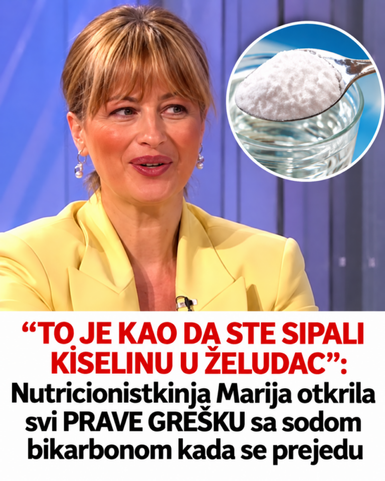 TO JE KAO DA STE SIPALI KISELINU U ŽELUDAC”: Nutricionistkinja Marija otkrila svi PRAVE GREŠKU sa sodom bikarbonom kada se prejedu