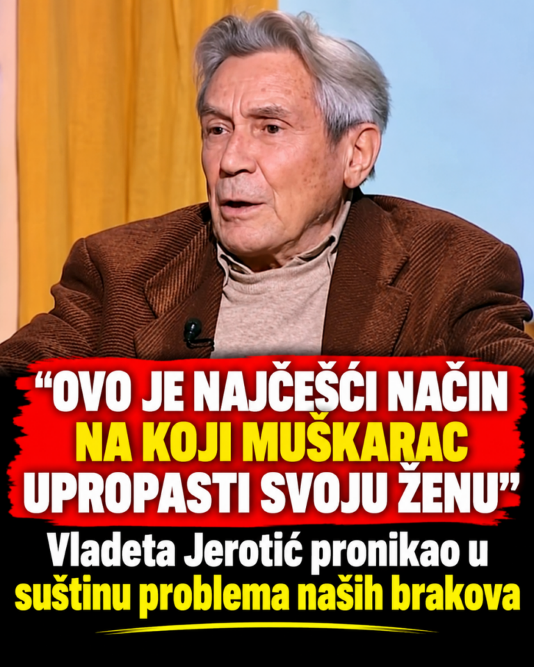 “OVO JE NAJČEŠĆI NAČIN NA KOJI MUŠKARAC UPROPASTI SVOJU ŽENU”: Vladeta Jerotić pronikao u suštinu problema naših brakova