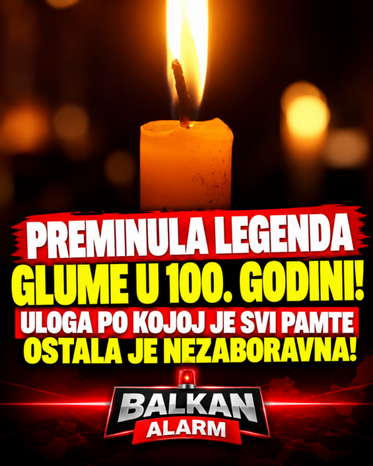 PREMINULA LEGENDA GLUME U 100. GODINI! ULOGA PO KOJOJ JE SVI PAMTE OSTALA JE NEZABORAVNA!