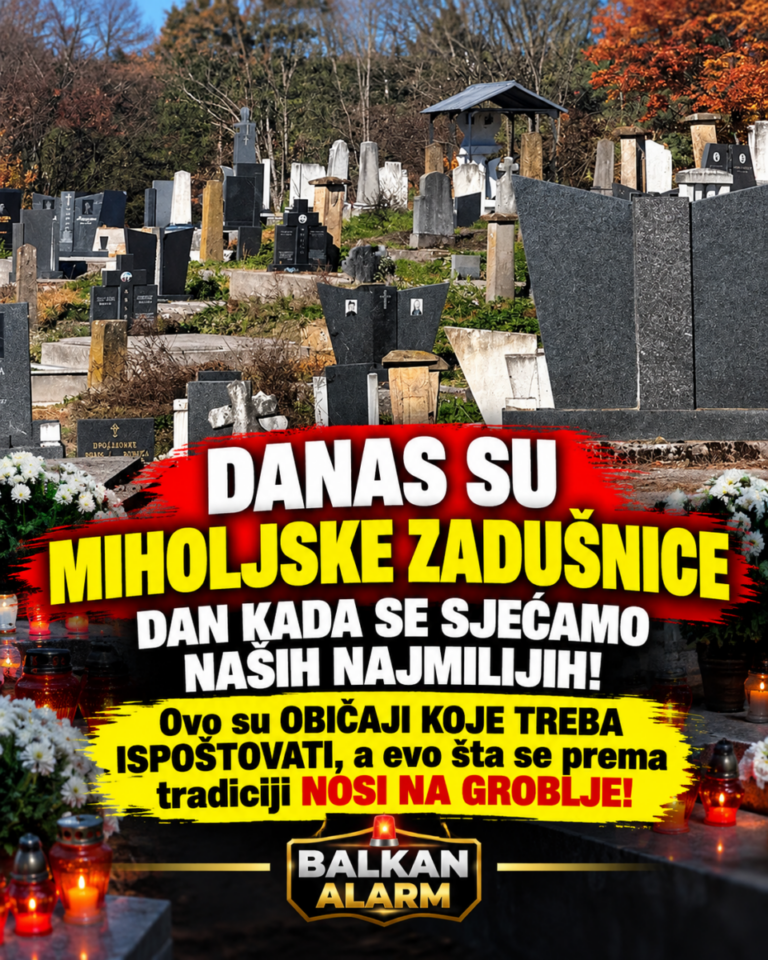DANAS SU MIHOLJSKE ZADUŠNICE – DAN KADA SE SJEĆAMO NAŠIH NAJMILIJIH! Ovo su OBIČAJI KOJE TREBA ISPOŠTOVATI, a evo šta se prema tradiciji NOSI NA GROBLJE!