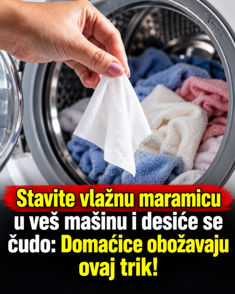 Stavite vlažnu maramicu u veš mašinu i desiće se čudo: Domaćice obožavaju ovaj trik
