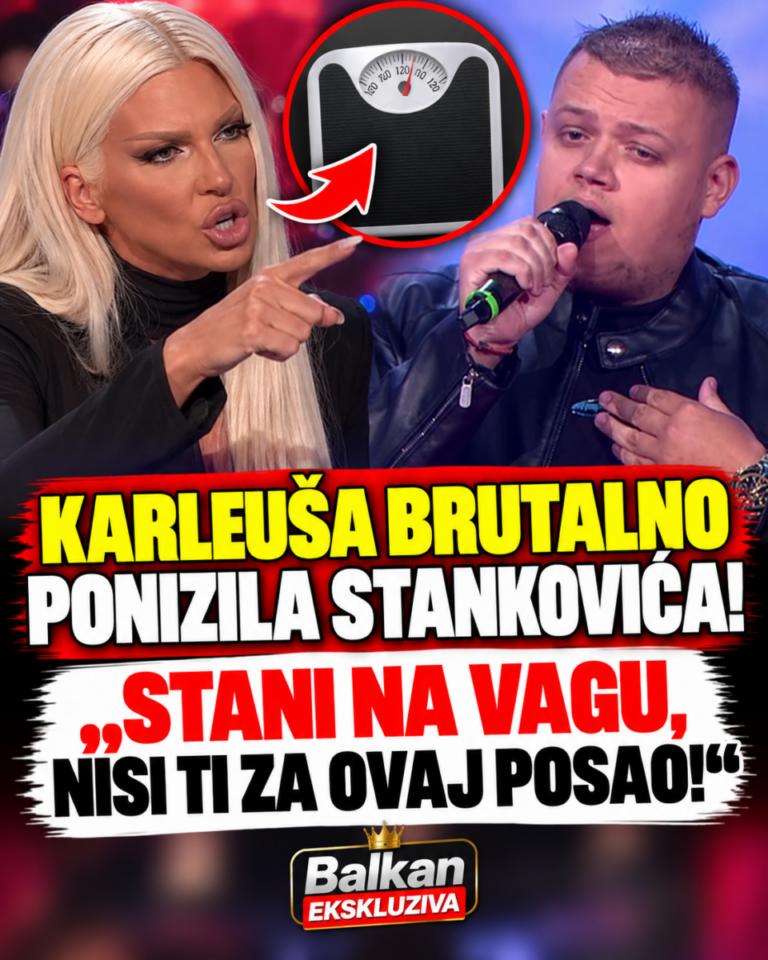 KARLEUŠA BRUTALNO PONIZILA STANKOVIĆA! „STANI NA VAGU, NISI TI ZA OVAJ POSAO!“