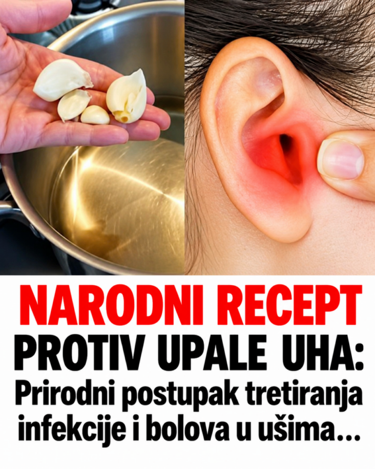 NARODNI RECEPT PROTIV UPALE UHA: Prirodni postupak tretiranja infekcije i bolova u ušima…