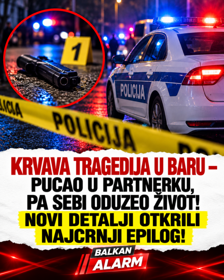 KRVAVA TRAGEDIJA U BARU – PUCAO U PARTNERKU, PA SEBI ODUZEO ŽIVOT! NOVI DETALJI OTKRILI NAJCRNJI EPILOG!