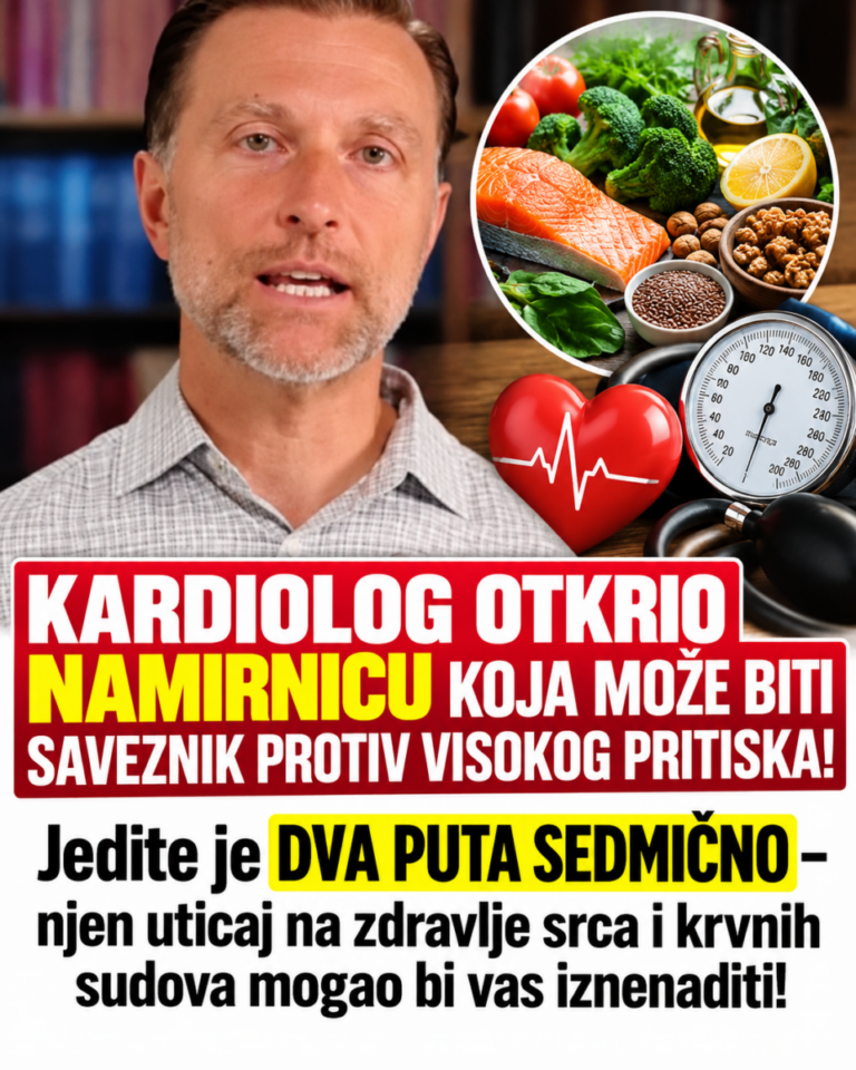 KARDIOLOG OTKRIO NAMIRNICU KOJA MOŽE BITI SAVEZNIK PROTIV VISOKOG PRITISKA! Jedite je DVA PUTA SEDMIČNO – njen uticaj na zdravlje srca i krvnih sudova mogao bi vas iznenaditi!