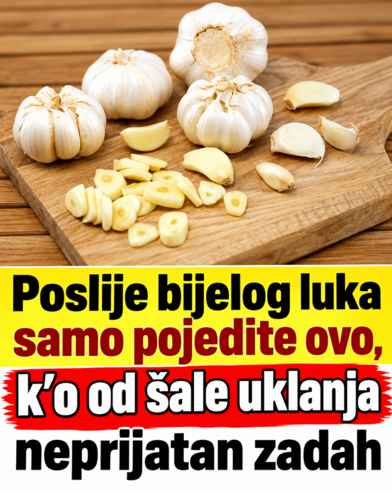 Poslije bijelog luka samo pojedite ovo, k’o od šale uklanja neprijatan zadah