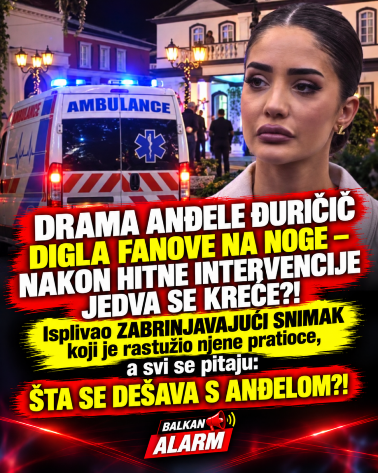 DRAMA ANĐELE ĐURIČIĆ DIGLA FANOVE NA NOGE – NAKON HITNE INTERVENCIJE JEDVA SE KREĆE?! Isplivao ZABRINJAVAJUĆI SNIMAK koji je rastužio njene pratioce, a svi se pitaju: ŠTA SE DEŠAVA S ANĐELOM?!