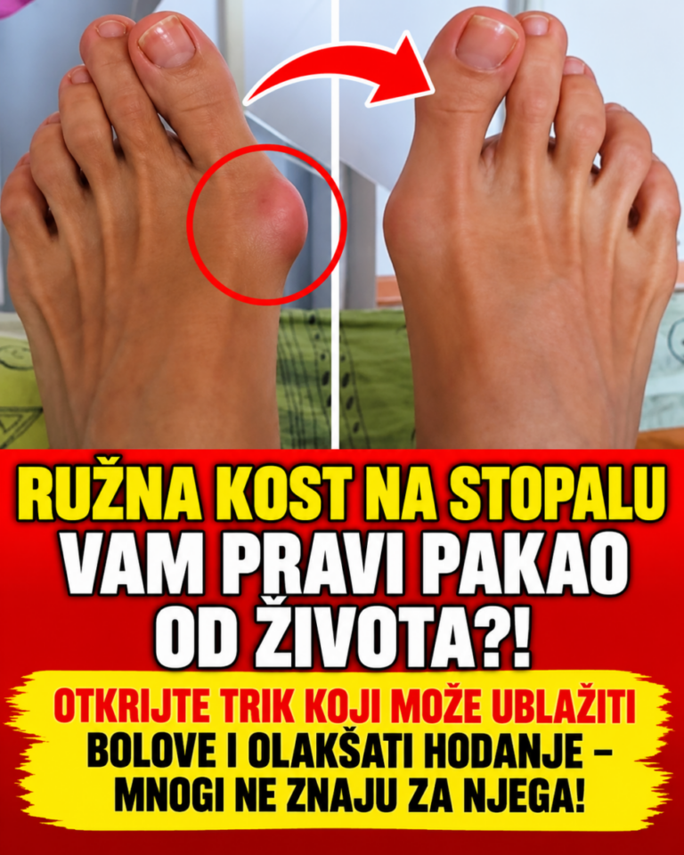 RUŽNA KOST NA STOPALU VAM PRAVI PAKAO OD ŽIVOTA?! OTKRIJTE TRIK KOJI MOŽE UBLAŽITI BOLOVE I OLAKŠATI HODANJE – MNOGI NE ZNAJU ZA NJEGA!